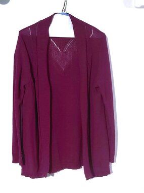 Coldwater Creek Women's Sweater - Mulberry Size M